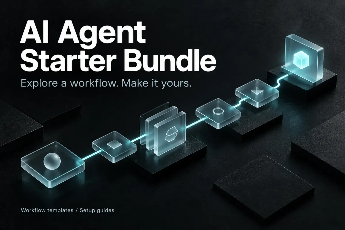 AI Agent Starter Bundle - illustrated cover