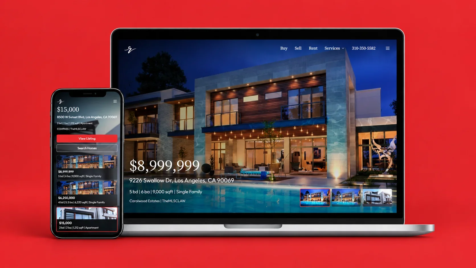 RelaGrp desktop and mobile design preview